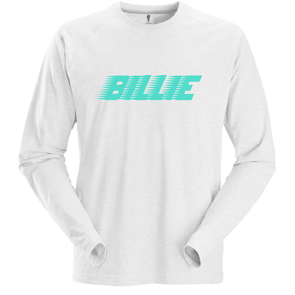 Billie Eilish Unisex Long Sleeved T-Shirt: Racer Logo