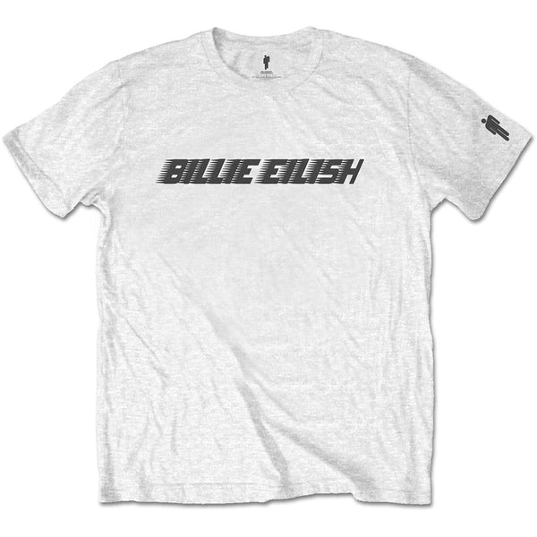 Billie Eilish | Official Band T-Shirt | Racer Logo (Sleeve Print)