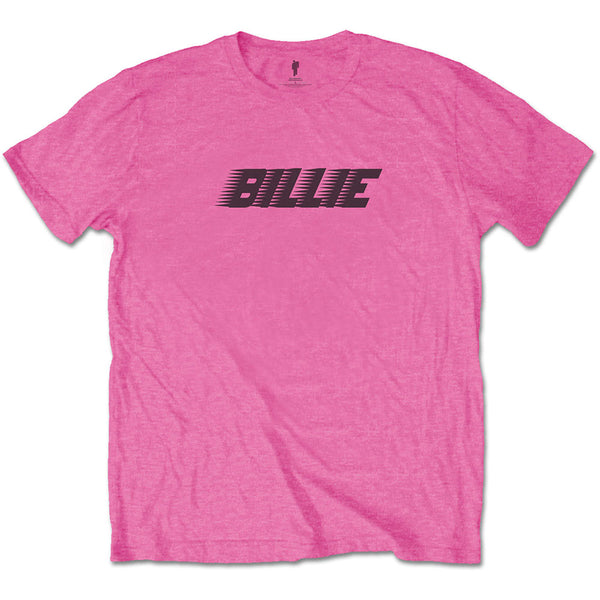 Billie Eilish | Official Band T-Shirt | Racer Logo & Blohsh (Back Print)