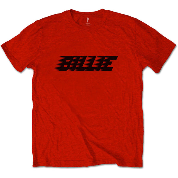 Billie Eilish | Official Band T-Shirt | Racer Logo & Blohsh (Back Print)