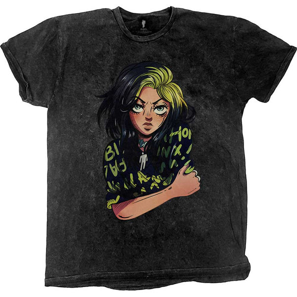 Billie Eilish | Official T-Shirt | Anime Billie Dip-Dye