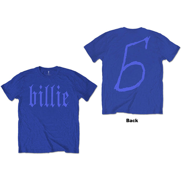 Billie Eilish | Official Band T-Shirt | Billie 5 (Back Print)
