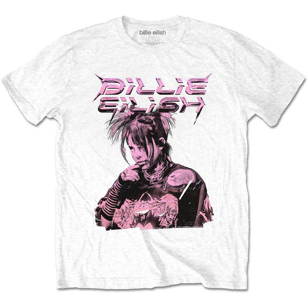Billie Eilish | Official Band T-Shirt | Purple Illustration