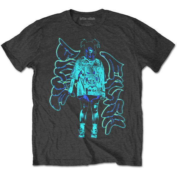 Billie Eilish | Official T-Shirt | Neon Graffiti Logo