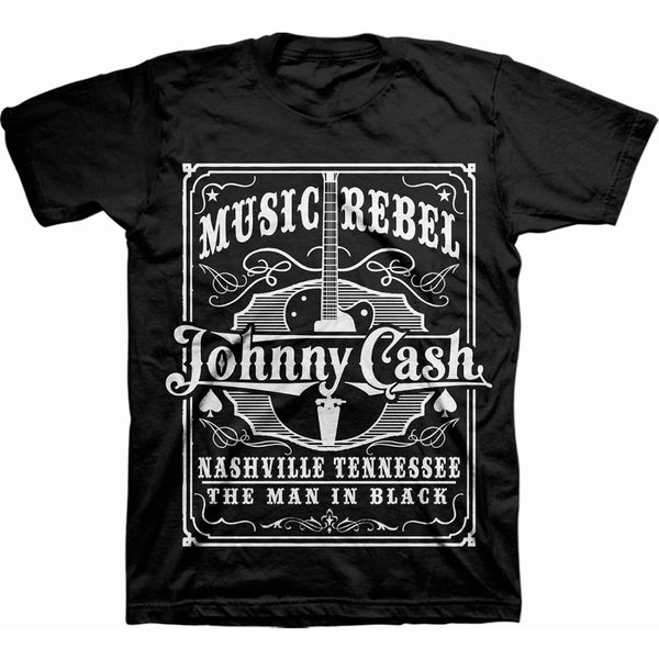 Johnny Cash | Official Band T-Shirt | Music Rebel