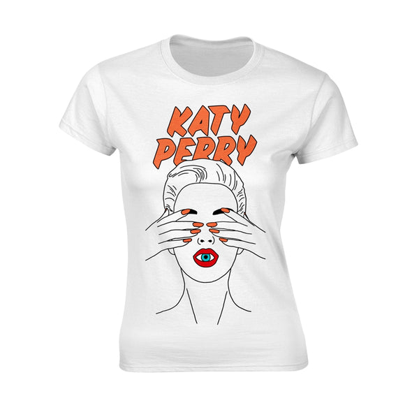 Katy Perry Ladies T-shirt: Illustrated Eye