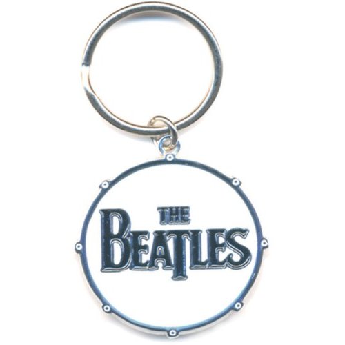 The Beatles Keychain: Drum Logo (Enamel In-fill)