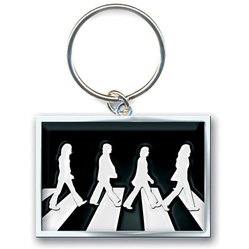 The Beatles Keychain: Abbey Road Crossing (Enamel In-fill)