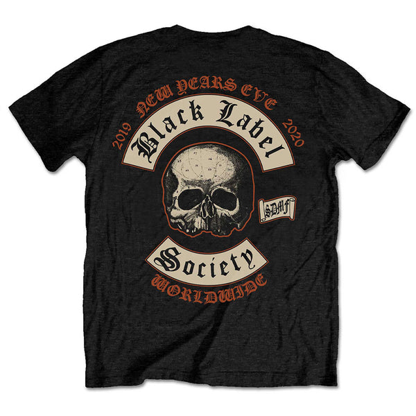 Black Label Society | Official Band T-Shirt | New Years Eve (Back Print)