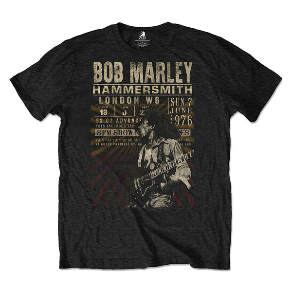Bob Marley | Official Band Eco-T-Shirt | Hammersmith '76