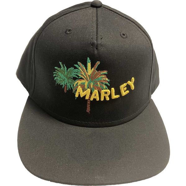 Bob Marley | Official Band Snapback Cap | Palm Trees