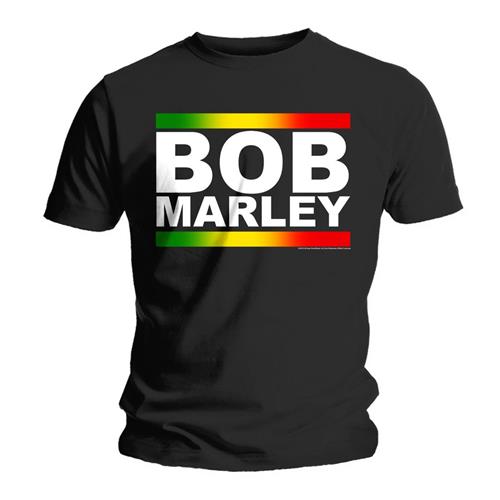 Bob Marley | Official Band T-Shirt | Rasta Band Block