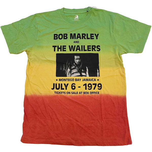 Bob Marley | Official Band T-Shirt | Montego Bay (Dip-Dye)