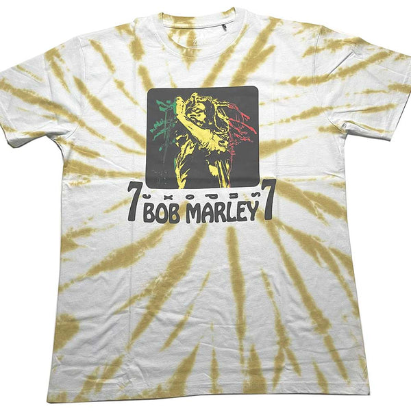 Bob Marley Unisex T-Shirt: 77 (Dye-Wash)