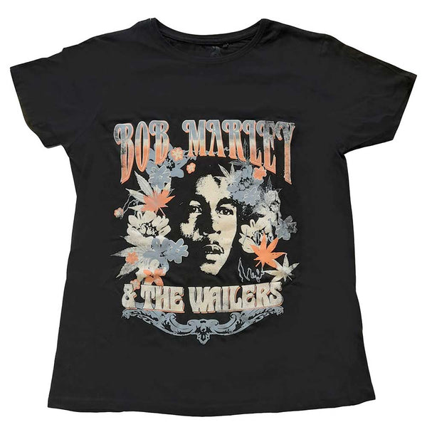 Bob Marley & The Wailers Ladies T-Shirt: Bob Marley & The Wailers