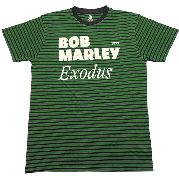 Bob Marley | Official Band T-Shirt | Exodus (Striped)