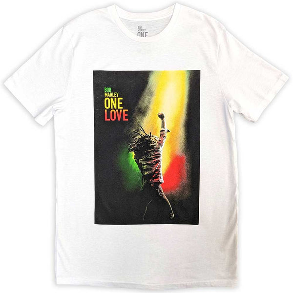 Bob Marley | Official Band T-Shirt | Love Movie Poster white
