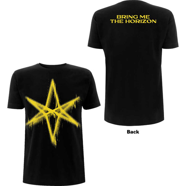Bring Me The Horizon | Official Band T-Shirt | Spray Hex (Back Print)