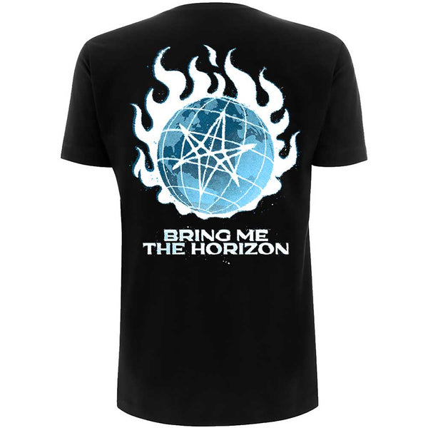 Bring Me The Horizon | Official Band T-Shirt | Globe (Back Print)