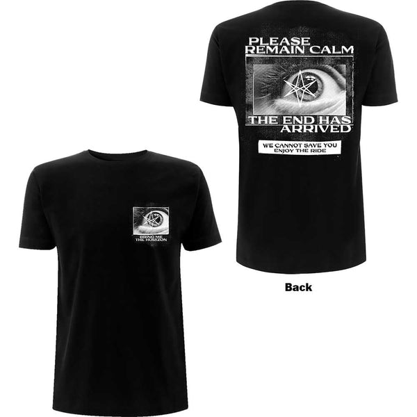 Bring Me The Horizon | Official Band T-Shirt | Remain Calm Back Print