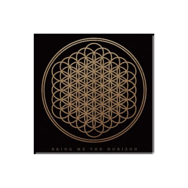 Bring Me The Horizon gift set with boxed Coffee Mug, Drink Coaster, Drawstring Bag and 5 x button badges