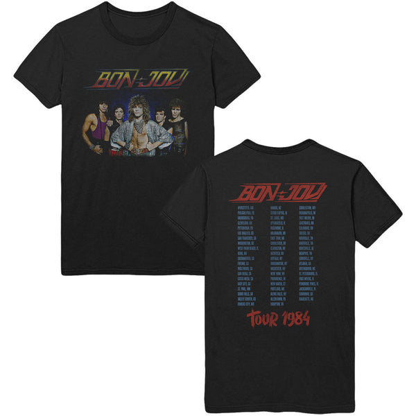 Bon Jovi | Official Band T-Shirt | Tour '84 Back Print