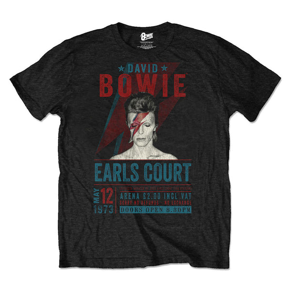 David Bowie Unisex Eco-T-Shirt: Earls Court '73