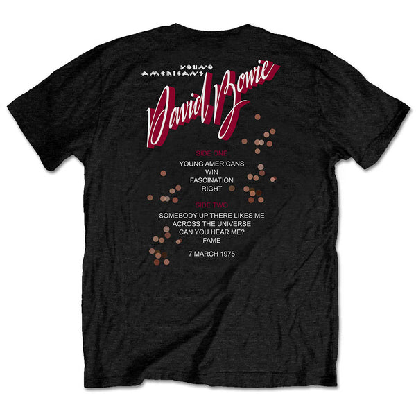 David Bowie | Official Band T-Shirt | Young Americans (Back Print)