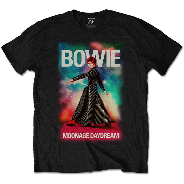 David Bowie | Official Band T-Shirt | Moonage 11 Fade