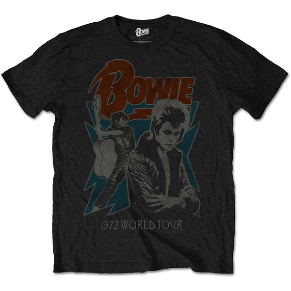 David Bowie | Official Band T-Shirt | 1972 World Tour