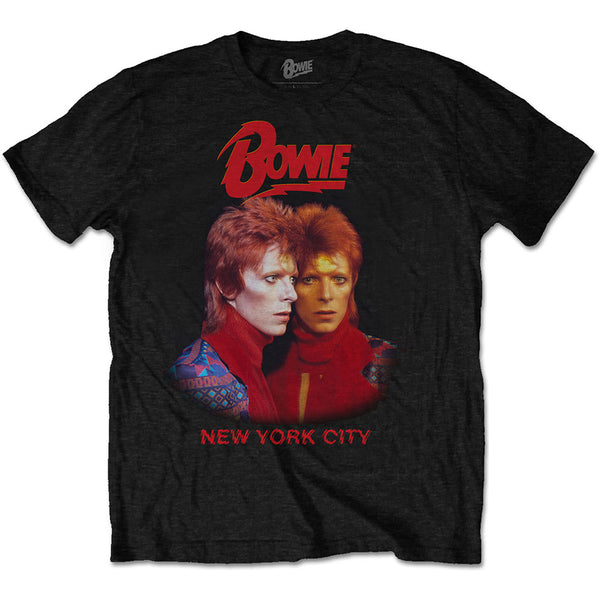 David Bowie | Official Band T-Shirt | New York City (Back Print)