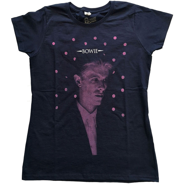 David Bowie Ladies T-Shirt: Dots