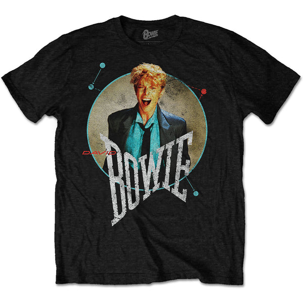 David Bowie | Official Band T-Shirt | Circle Scream (Back Print)