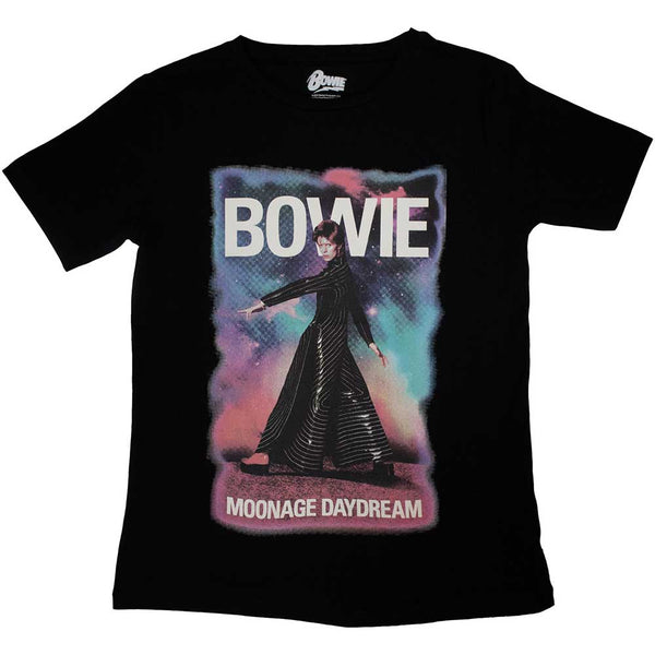 David Bowie | Official Band Ladies T-Shirt | Moonage 11 Fade