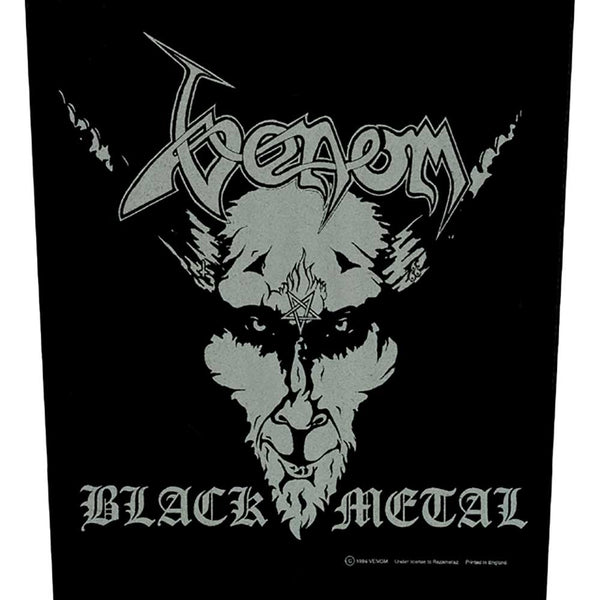 Venom Back Patch: Black Metal