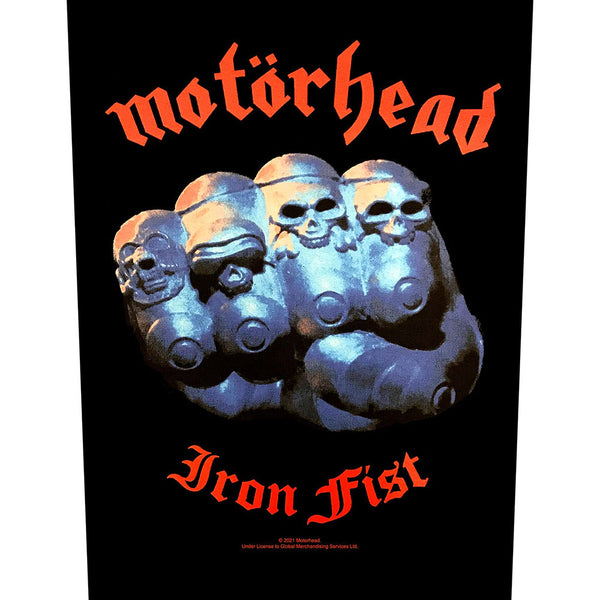 Motorhead Back Patch: Iron Fist