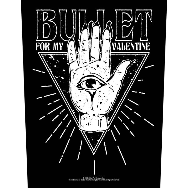 Bullet For My Valentine Back Patch: All Seeing Eye