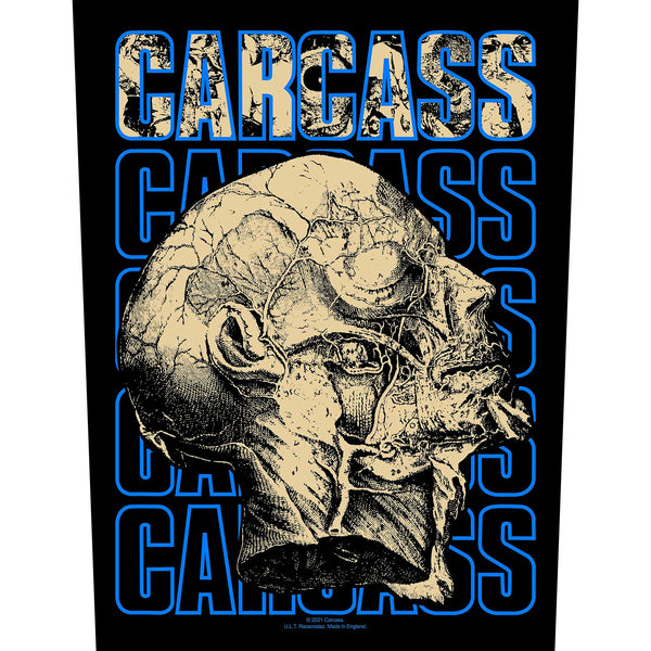 Carcass Back Patch: Necro Head