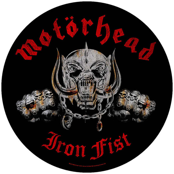 Motorhead Back Patch: Iron Fist