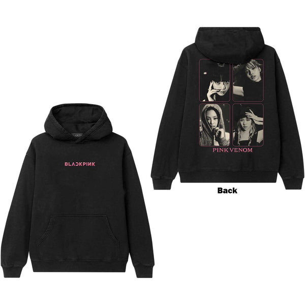 BlackPink | Official Band Hoodie | Pink Venom Group Photo (Back Print)