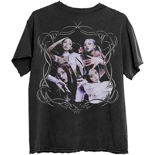BlackPink | Official Band T-Shirt | Pink Venom (Back Print)
