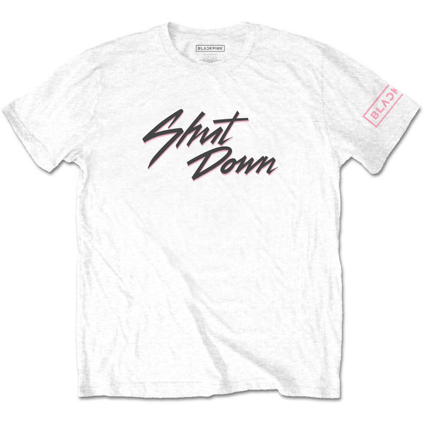 BlackPink | Official Band T-Shirt | Shut Down (Sleeve Print)