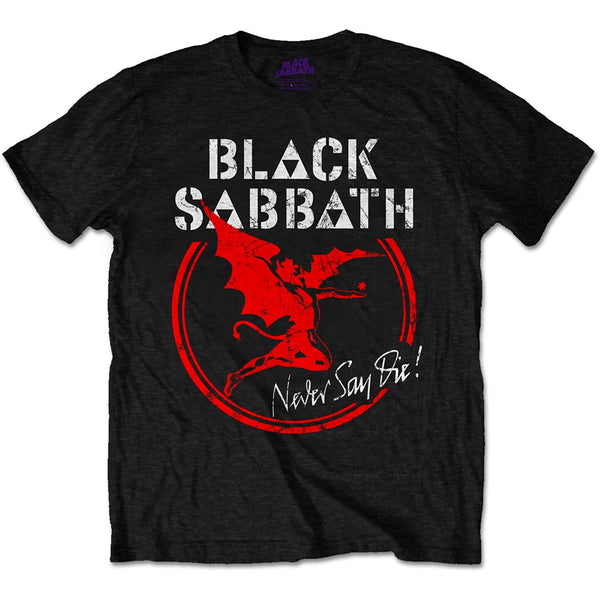 Black Sabbath | Official Band T-Shirt | Archangel Never Say Die