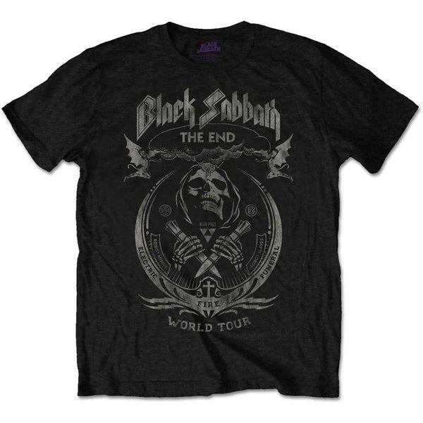 Black Sabbath | Official Band T-Shirt | The End Mushroom Cloud (Distressed)