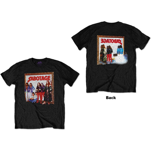 Black Sabbath | Official Band T-Shirt | Sabotage (Back Print)
