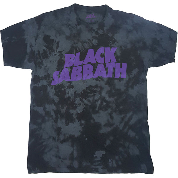 Black Sabbath | Official Band T-Shirt | Wavy Logo (Dip-Dye)
