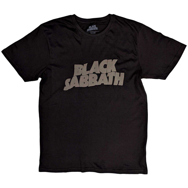 Black Sabbath | Official Band T-Shirt | Wavy Logo (Hi-Build)