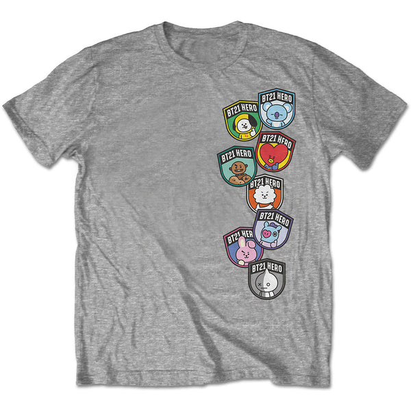 BT21 | Official Band T-Shirt | Badges