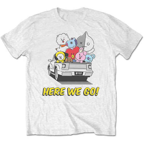 BT21 | Official Band T-Shirt | Here We Go