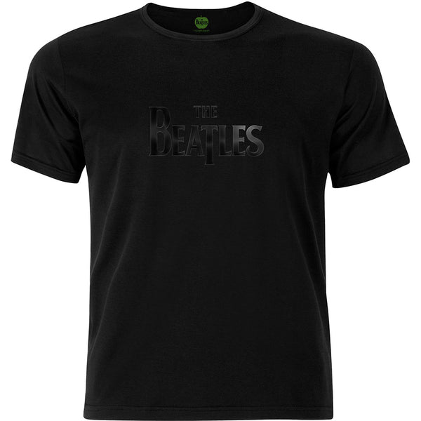 The Beatles Unisex Fashion T-Shirt: Drop T Logo with Hi-Build Application